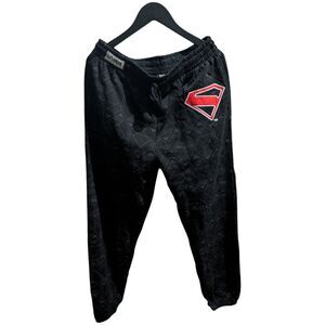 Superman DC Studios Mens Black Jogger Sweatpants Size M 8 New With Tags
